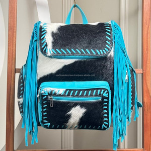 กระเป๋าใส่ผ้าอ้อมหนังวัวแท้สีเทอร์ควอยซ์กระเป๋าปรับแต่งได้แบบพรีเมี่ยม - Product Image 4