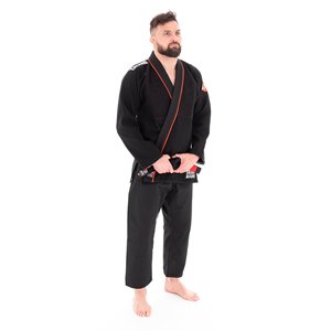 ชุดยิวยิตสูบราซิลสีดำ ชุด BJJ แบบเปล่า รับทำแบรนด์และป้ายตามสั่ง ราคาขายส่งจากโรงงานโดยตรง - Product Image 1