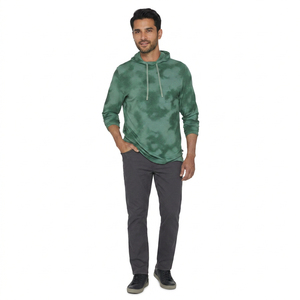 Sweat à capuche en coton pur 450 GSM, coupe oversize, délavé à l'acide, tendance pour homme, commandes en gros à prix compétitif - Product Image 3