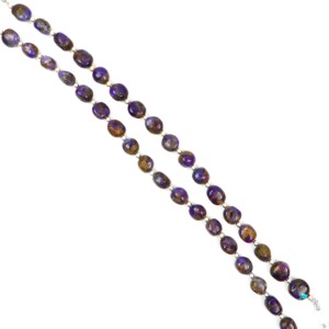 Rare Copper <b>Amethyst</b> Beads 6x8 8x10mm Nugget Shape <b>Amethyst</b> Copper Turquoise Gemstone Beads For Jewelry Making Approx. 8 Inch - Product Image 6