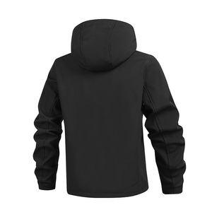 Chaqueta de Invierno para Hombre, con Capucha, Forro Polar, Diseño de Puntos, Gruesa, Resistente al Viento y al Agua - Product Image 3