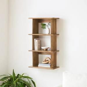 Vintage Style Wooden Wall <b>Shelves</b> For Rustic Home Decor Living Room Bedroom And Office Organization - Product Image 1