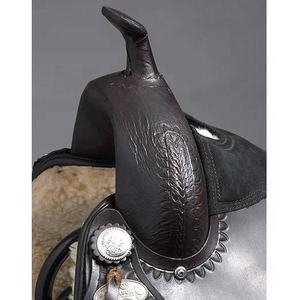 Silla de Montar Inglesa de Cuero Genuino Marrón Oscuro para Doma Western, Tamaño Personalizado, Tallada a Mano, Cómoda y Personalizada - Product Image 5