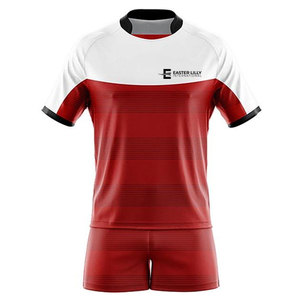 Uniforme de Rugby Moderno para Equipos Deportivos con Tela Ligera y Transpirable para Entrenamiento y Día de Partido - Product Image 1