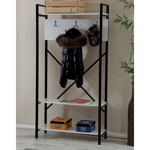 Modern Industrial 5 Tier Wood Shelf Etagere Bookcase Freestanding Home Office Furniture Durable Metal Frame Backless Design - Product Image 2