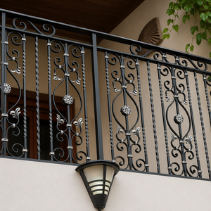 Encuentre impresionantes opciones de barandillas de hierro forjado hechas a mano que mejoran la seguridad de su hogar y ofrecen un atractivo exterior excepcional. - Product Image 2