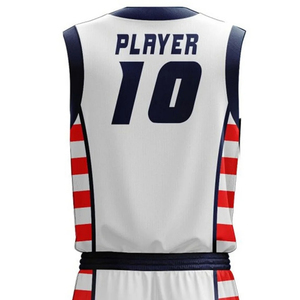 Ensemble d'uniformes de basketball pour adultes, maillot et short imprimés par sublimation, tissu en maille respirant, protection UV, évacuation de l'humidité, grandes tailles - Product Image 5
