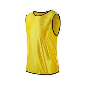 Chalecos de Entrenamiento Amarillos Unisex para Adultos, sin Mangas, Cuello Redondo, Transpirables, de Poliéster, para Deportes, para Todas las Temporadas, para Prácticas de Equipo - Product Image 6