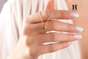 Modern Channel <b>Set</b> Diamond <b>Ring</b> Pendant 14K <b>Gold</b> Luxury Jewelry Manufacturer - Product Image 4