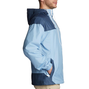<b>Top</b> trending waterproof windbreaker Jacket custom made light weight full sleeves Contrasting colors comfortable - Product Image 3