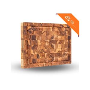 [MEILLEURE VENTE] Planche de préparation en bois d'acacia, compatible lave-vaisselle, pour trancher légumes, fruits, viande, préparation des repas, Vietnam - Product Image 1