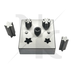 Cutter à disque en acier inoxydable de qualité supérieure, forme fleur à 4 pétales, 4 poinçons, haute performance, tailles personnalisées, outil métallique pour la fabrication de bijoux - Product Image 5
