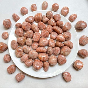 Piedra de Cristal de Sunstone Pulida de Alta Calidad, Ecológica, de Forma Irregular, para Decoración del Hogar y Feng Shui - Product Image 1