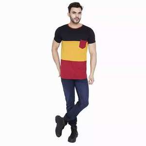 Men's <b>Raglan</b> Sleeve T-Shirt Regular Fit O-Neck Knitted Casual Solid Color 100% Cotton Canvas Front Logo Breathable VYRRA - Product Image 4