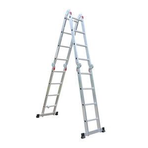 บันไดอเนกประสงค์อะลูมิเนียมพับได้ VIETLADDERS รุ่น NVLG-43A สีเงิน รับน้ำหนักได้ 150 กก. ใช้ได้ทั้งภายในและภายนอกอาคาร - Product Image 1