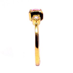 Bague Classique pour Femme en Argent Sterling 925 Plaqué Or avec Pierre Précieuse Citrine, Marque Gemvanity, Sertie à Griffes, Style Hindou, pour Mariage - Product Image 6