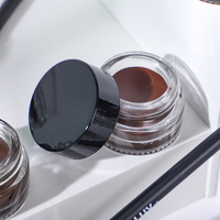Gel à sourcils mat haute pigmentation, marque privée, lisse, waterproof, longue tenue, facile à appliquer, maquillage des sourcils