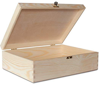 Boîte de rangement en bois naturel rustique Petite solution de rangement pour bureau, maison ou fournitures de bureau Boîte en bois