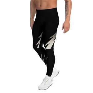Leggings de sport pour hommes en maille transparente, effet collant, taille haute, ajustés aux hanches, sans couture - Product Image 1