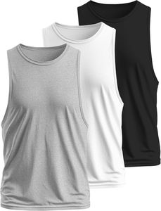 เสื้อกล้ามออกกำลังกายผู้ชายทรงใหญ่พิเศษ ผ้าฝ้าย ระบายอากาศ แห้งเร็ว สไตล์สตรีท เหมาะสำหรับการฝึกซ้อมและเล่นกีฬา - Product Image 5