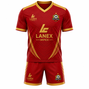Uniformes de Fútbol Personalizados al por Mayor para Clubes y Equipos, Camisetas de Fútbol Profesionales con Pantalones Cortos y Calcetines a Juego con Logotipo - Product Image 1