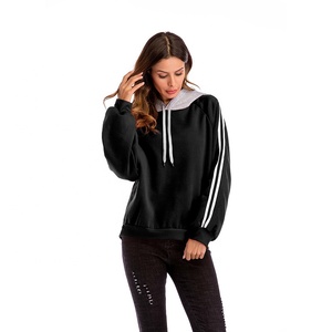 Sudaderas Extra Grandes Personalizables de Moda Urbana para Mujer, Otoño/Invierno, Tejidas, 100% Algodón, Transpirables, con Logotipo Frontal - Product Image 1