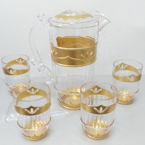 Juego de bebidas de acrílico, jarra y Vasos - Product Image 2