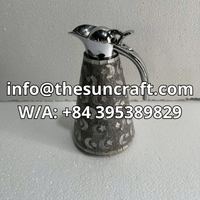 Thermos conique haut de gamme en nacre, idéal pour l'Aïd, fait main, qualité artisanale supérieure, objet décoratif, cadeau essentiel, vente en gros