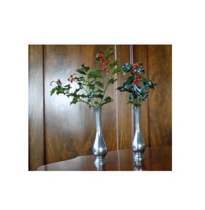 Classic Metal Flower Vase Premium Handmade Decorative Elegant Floral Holder Modern Interior Display Home Collection Style Beauty - Product Image 3