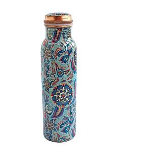 Premium Floral Branchces Printed Metal Water Bottle Daily Use Reusable Leak Proof Beverage Bottle Office Travel <b>Gym</b> and Gifting - Product Image 4