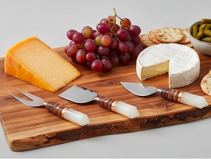 Modern Design <b>Cheese</b> <b>Knife</b> <b>Set</b> With Stainless Steel Blades And Wooden Handles Eco Friendly For Serving And Cutting <b>Cheese</b> - Product Image 4