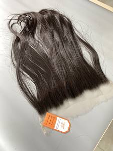 ผมต่อจากคนบริสุทธิ์บริสุทธิ์100% ด้านหน้าเป็นลูกไม้ตรงเรียบเนียนไม่ผ่านกรรมวิธีผ้าสองชั้นติดทนนานเวียดนาม - Product Image 3