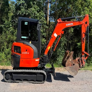 Mini-excavatrice compacte Kubota U35 4 d'occasion, 3,5 tonnes, fabriquée au Japon, moteur puissant, petite excavatrice sur chenilles pour un transport facile - Product Image 2