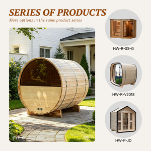 Sauna extérieur résistant aux intempéries IPX4 |   CE ETL |   Hub thermique haute performance pour stations alpines et climats froids européens - Product Image 4
