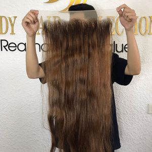 Perruques cheveux humains frontal extensions de cheveux humains droites naturelles pour femmes fournisseur vietnamien faire des perruques avec fermeture à lacet frontal - Product Image 3
