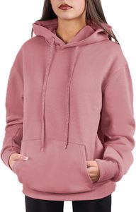 Sudadera con Capucha Unisex al por Mayor 2026, Ajuste Regular, Color Sólido, Algodón, Diseño con Bolsillo de Forro Polar, Ropa Casual de Otoño, ODM OEM - Product Image 3