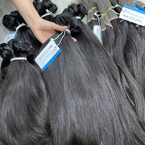 Extensiones de Cabello Natural Liso de Origen Vietnamita, Paquete de Cabello Virgen Remy Auténtico, Suave y con Puntas Completas - Product Image 5