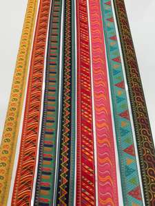 Encaje con estampado digital elegante y colores vibrantes, perfecto para bordes de sarees, kurtis y vestidos. - Product Image 3