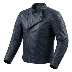 Blouson de course ergonomique pour homme, veste en cuir pour moto, équipement sportif de sécurité pour motard - Product Image 5