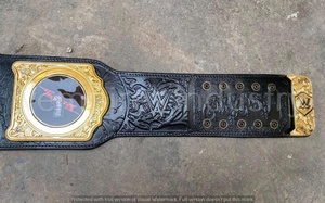 Cinturón de Campeón Mundial de la WWE, Cinturón de Lucha Libre de Cuero Chapado en Oro, Equipo de Artes Marciales Unisex - Product Image 2