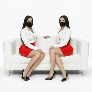 Ensemble de jupes personnalisées OEM tendance pour femmes, comprenant un crop top à capuche avec impression de logo décontractée, idéal pour l'hiver - Product Image 3