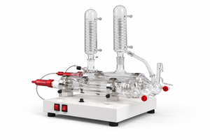 Unité de double distillation Opti-D NexGen en verre borosilicate, purificateur d'eau de laboratoire avec précision thermique en quartz - Product Image 4