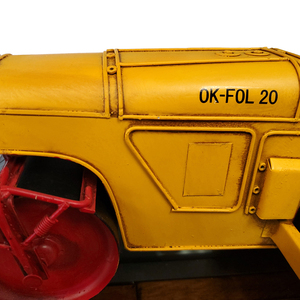 Metal Handmade Steam Roller Model <b>Road</b> Roller Miniature for Home Office Desktop Decoration Collectible Gift 26.67Lx13.97Wx12.7H - Product Image 4