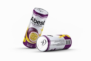 Jugo de Maracuyá en Lata Marca Blanca Abest con Sabor Fresco y Natural en 330 ml - Product Image 2