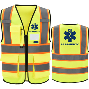 Chaleco de Seguridad Reflectante Profesional de Alta Visibilidad, Uniforme de Primera Calidad, Pedidos al por Mayor - Product Image 4
