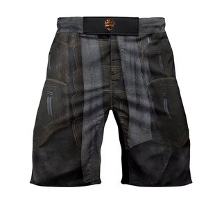 Pantalones Cortos Deportivos para Hombre, Corte Regular, Poliéster/Algodón, Secado Rápido, Ligeros y Duraderos, para Jiu Jitsu, MMA, Entrenamiento, Gimnasio, Uso Diario - Product Image 1