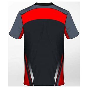 Wholesale Men's V-neck T-Shirt Short Sleeve 100% Cotton Knitted Popular Promotional Te Slim Fit Fitness T-shirt - Product Image 6