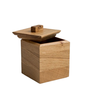 Recipiente Redondo de Madera para Té, Caja de Almacenamiento de Té Portátil de Madera con Tapa, Contenedor de Granos de Café Hecho a Mano, Botella Utilitaria - Product Image 3