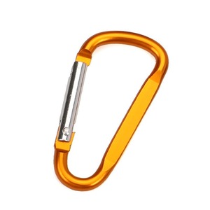 YCX Llavero Colgante de Colores, Joyería con Logotipo Láser, Hebilla de Montañismo Plana de Aleación de Aluminio en Forma de D para Uso Exterior, Pequeño Mini - Product Image 2