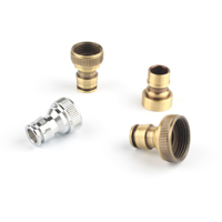Adaptateur de robinet en laiton traditionnel universel 1/2 "3/4" 1 "Connecteur de tuyau pour robinet et salle de bain Adaptateur de joint de tour d'eau